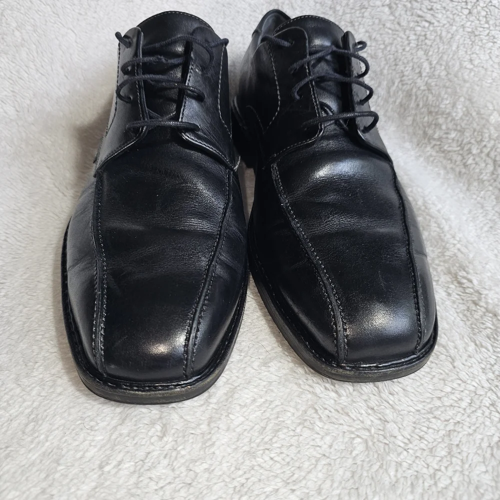 Mephisto Oxford Shoes Mens 11.5 Black  Leather Janeiro Comfort Square Toe. - Picture 4 of 14